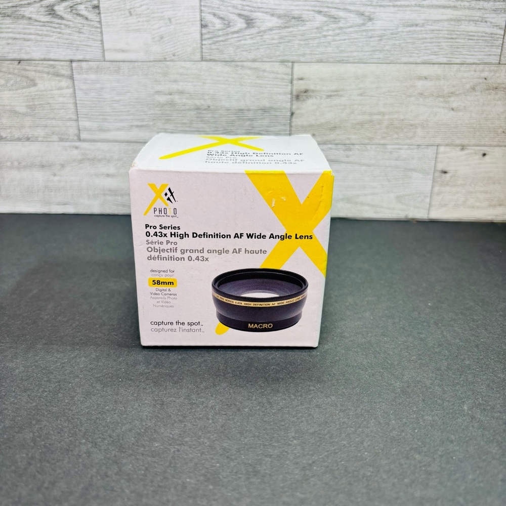 Xit Pro 58mm 0.43x High Definition AF Wide Angle Lens for Digital & video camera